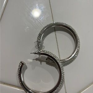 Kate Spade Silver Hoop Earrings